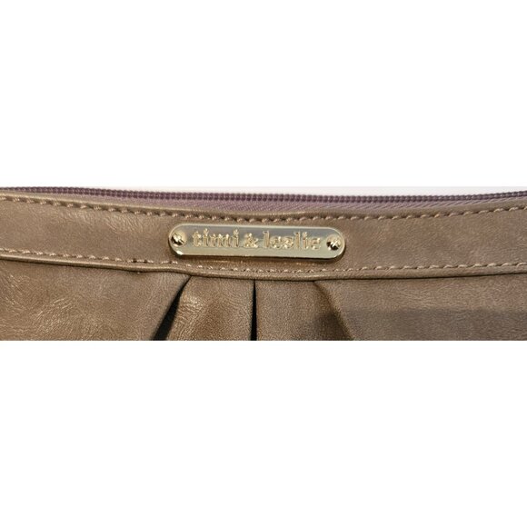 Timi & Leslie Small Purse Handbag Clutch Clay Gray EUC Classic - Picture 7 of 14